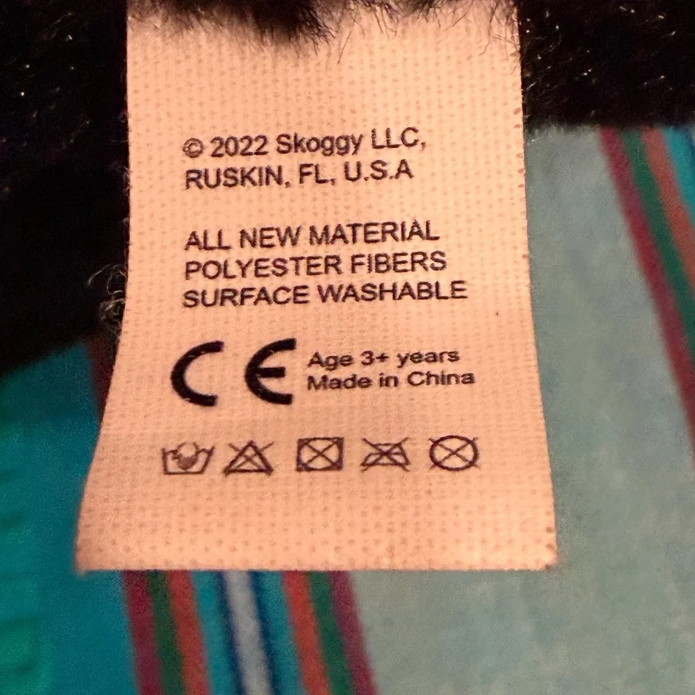 Skoggy LLC Plush Black Bear Comfort Toy 2022 - Picture 5 of 10